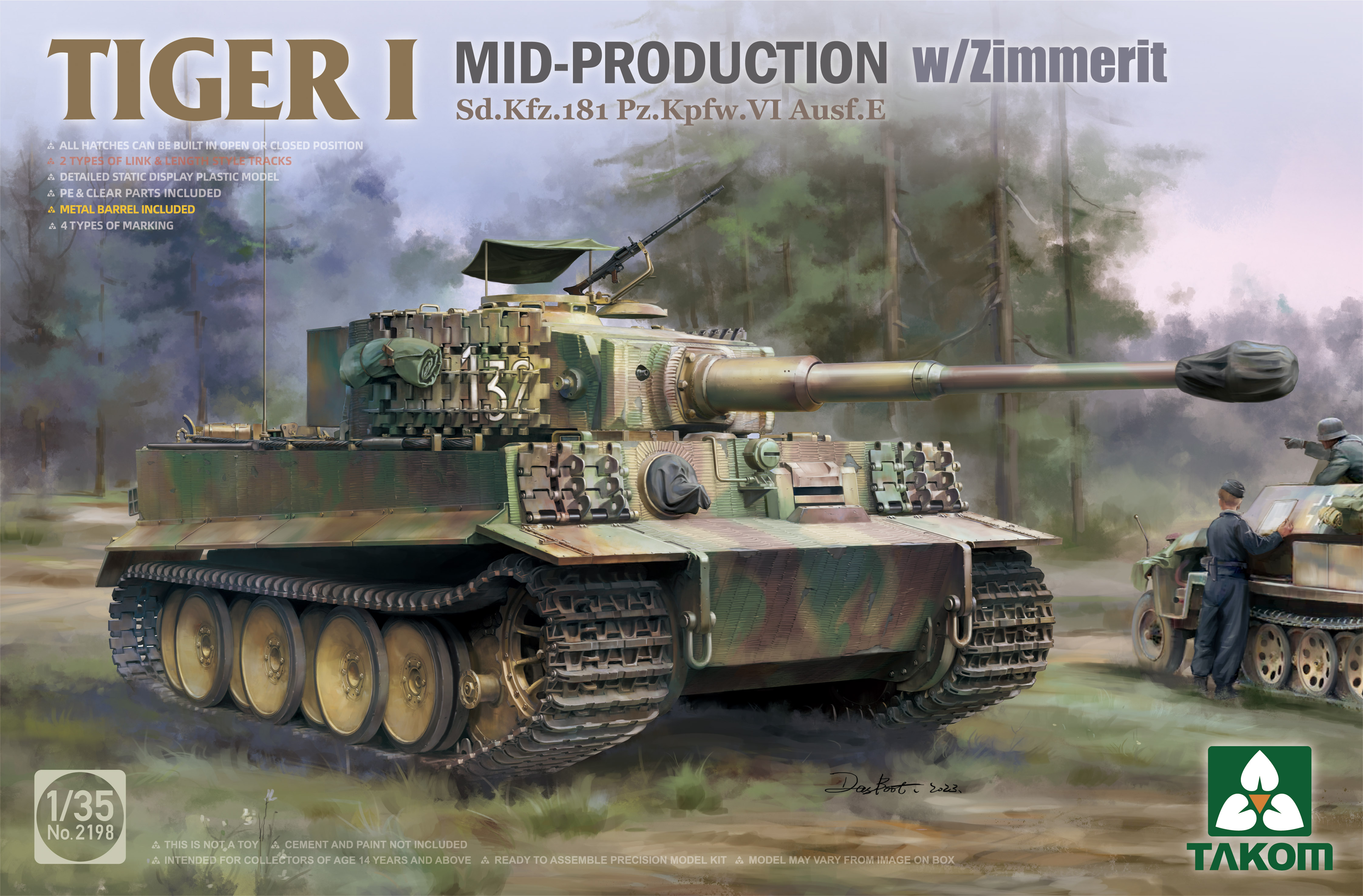Tiger I Mid Production w/Zimmerit