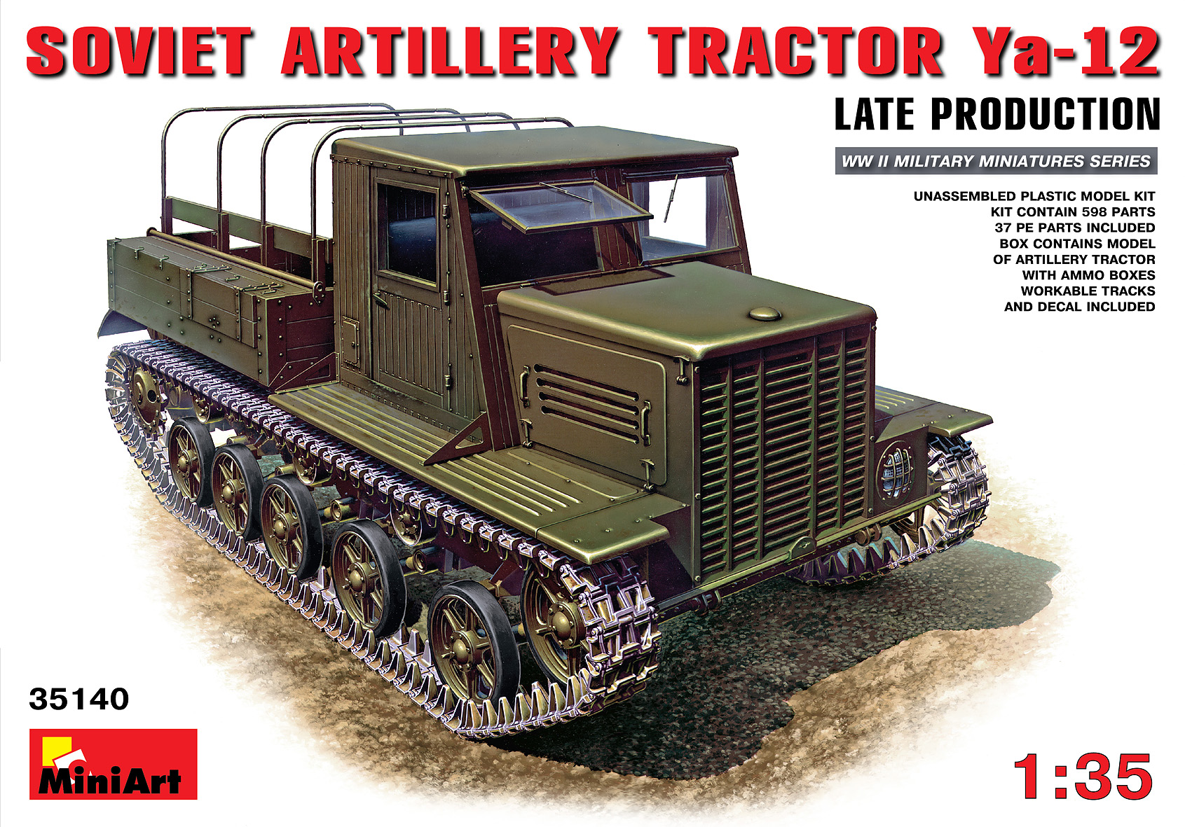 Soviet Artillery Tractor Ya-12 Late Production