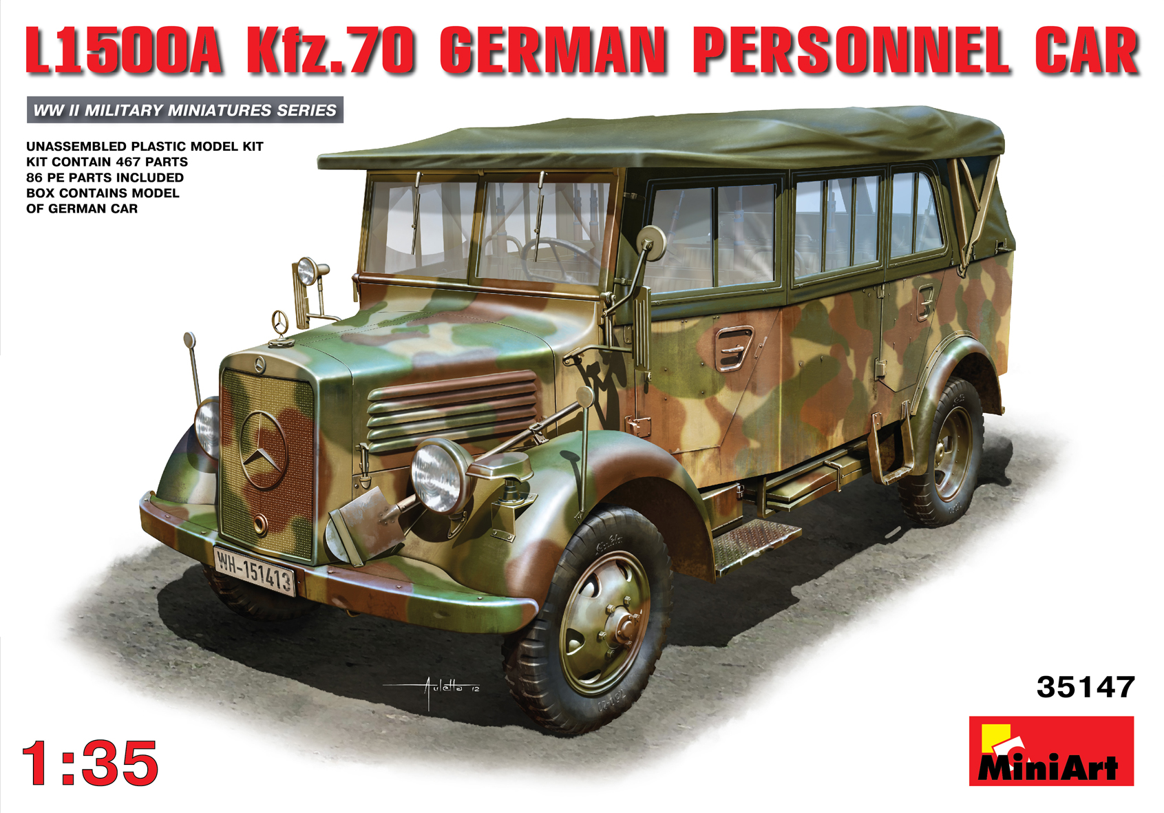 L1500A Kfz.70 German Personnel Car