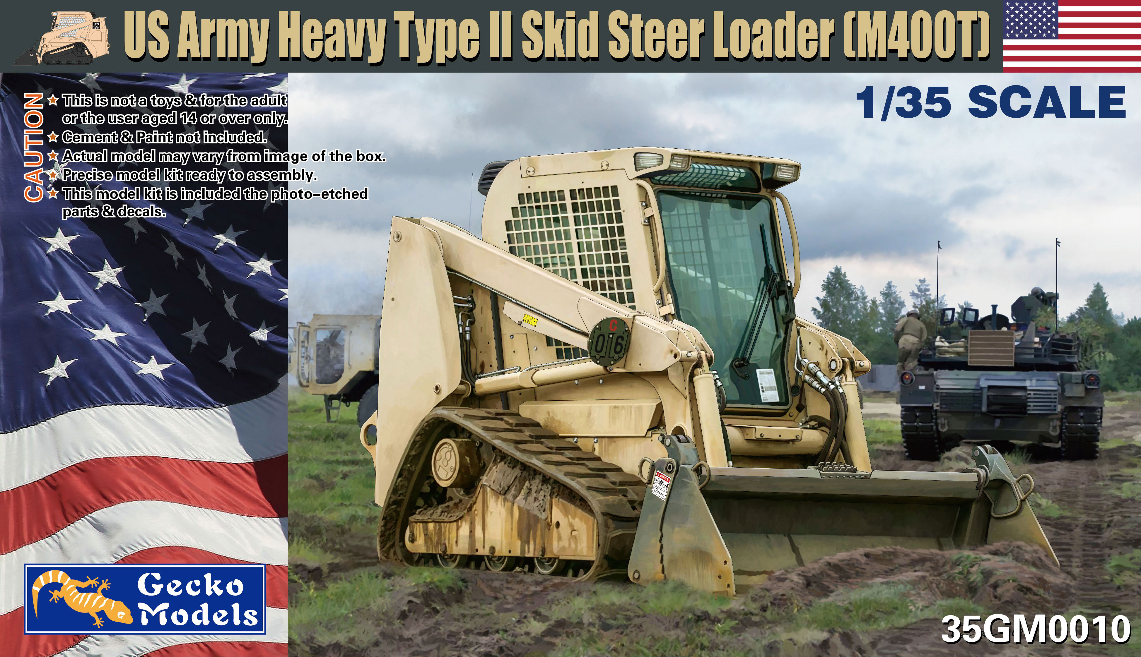 US Army Light Type II Skid Steer Loader Tracked (M400T)