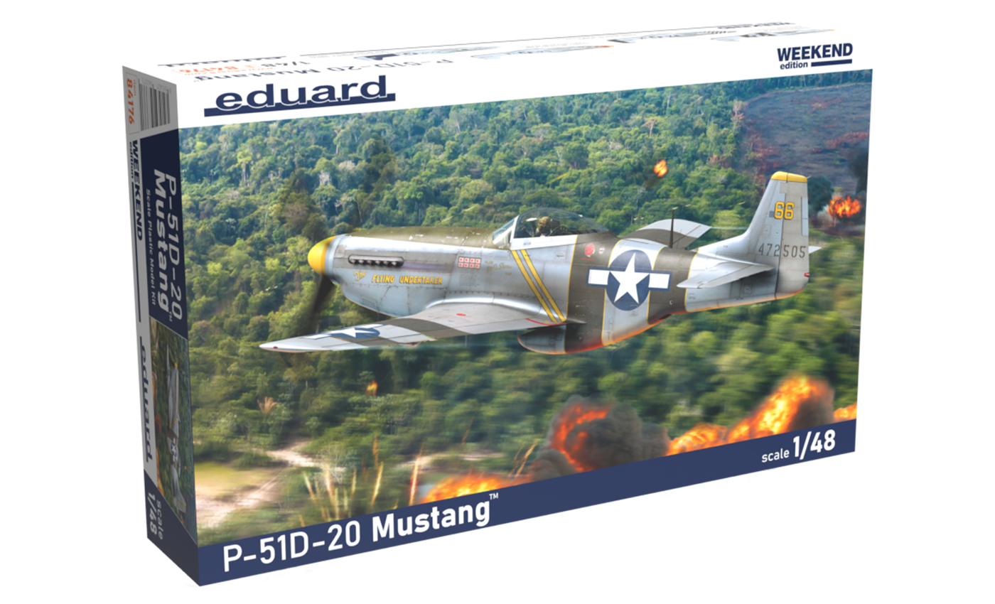 WWII P51D20 Mustang USAAF Fighter (Wkd Edition Plastic Kit)