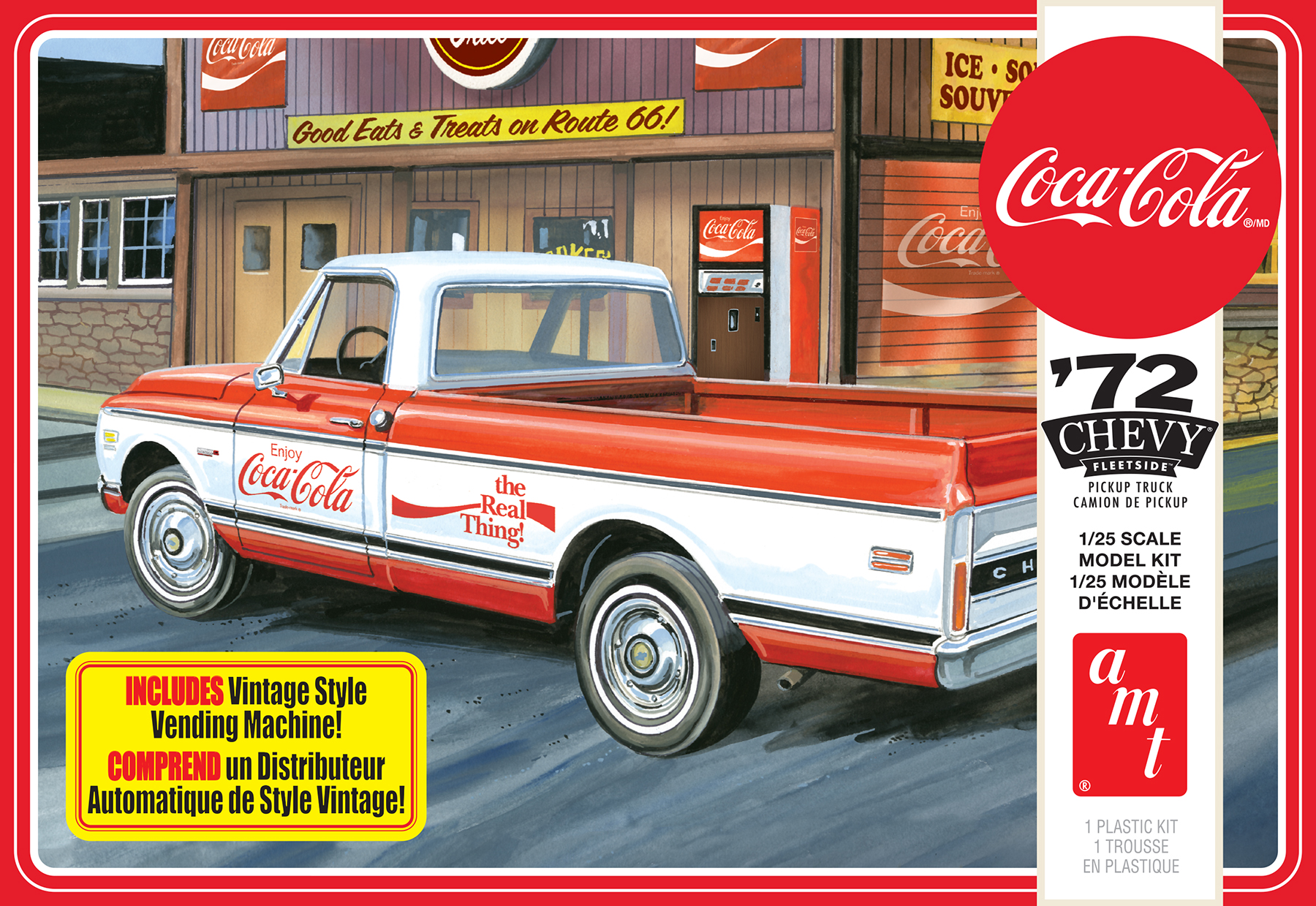 1972 Chevy Pickup Truck w/Coca-Cola Vending Machine & Crates