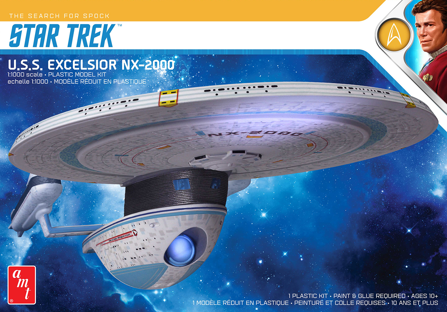 1/1000 Star Trek USS Excelsior NX2000 Starship