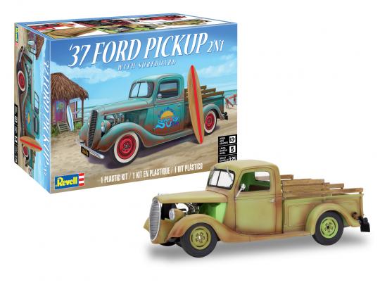 1937 Ford Pickup Truck w/Surfboard (2 in 1)