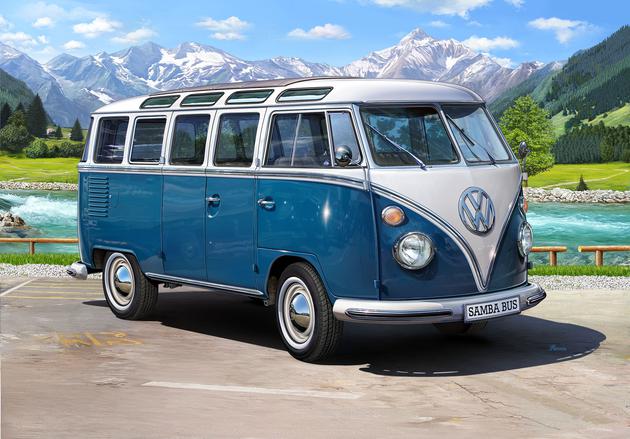 1/16 1967 Volkswagen T1 Samba Bus