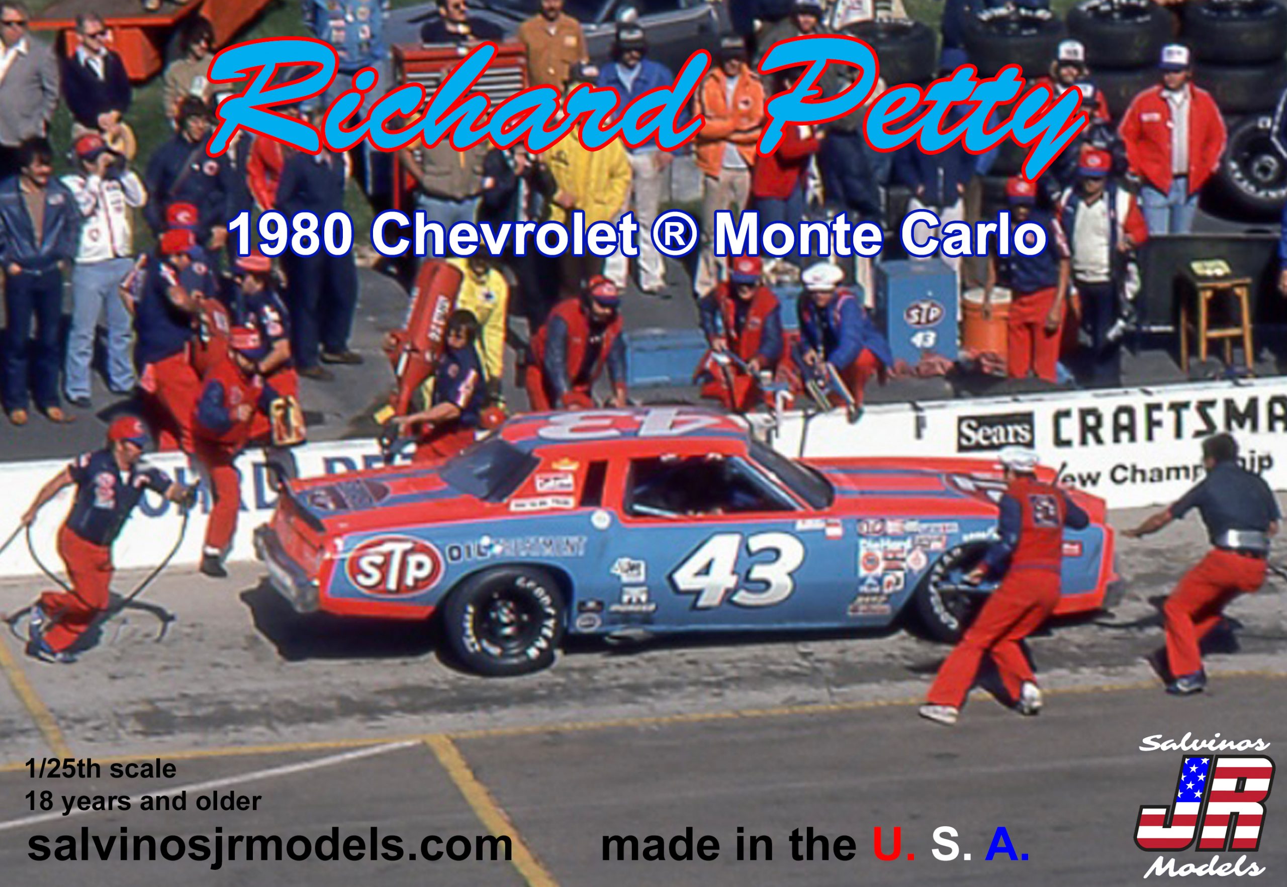 Richard Petty #43 1980 Chevrolet Monte Carlo NASCAR Race Car