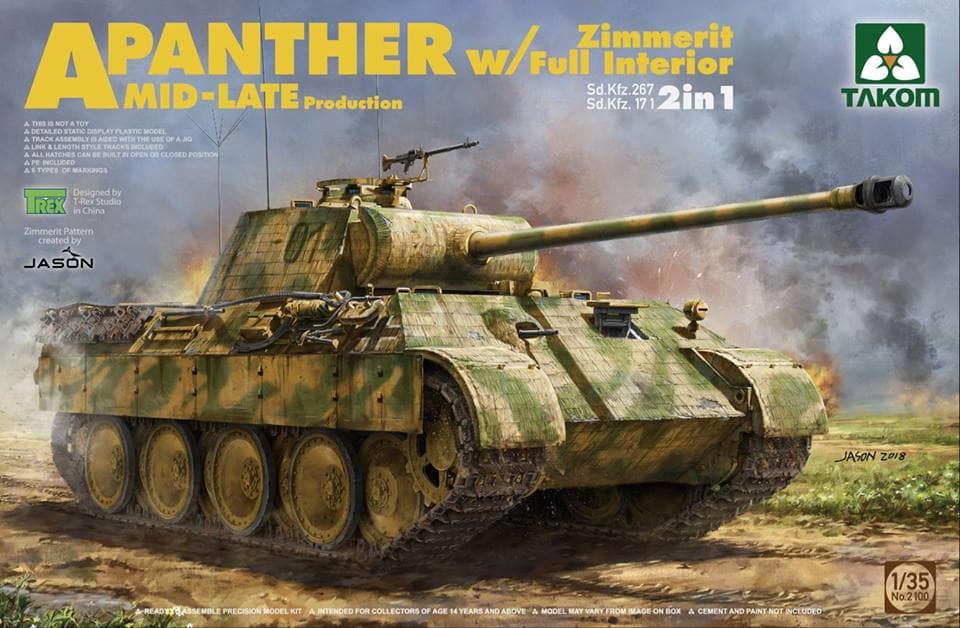 Panther A Mid-Late Production with Zimmerit & Full Interior