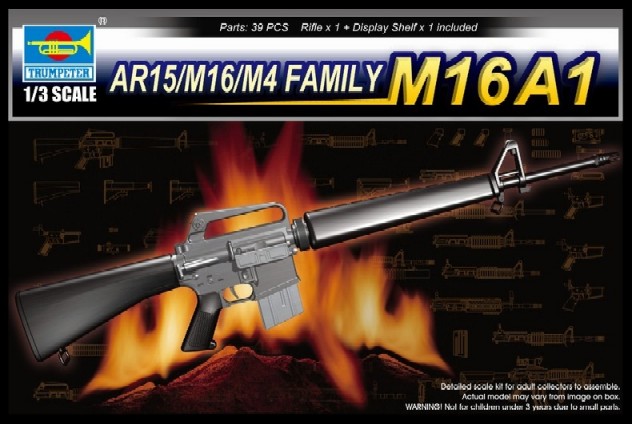 Trumpeter 1/3 AR15/M16/M4 Family M16A1 Machine Gun
