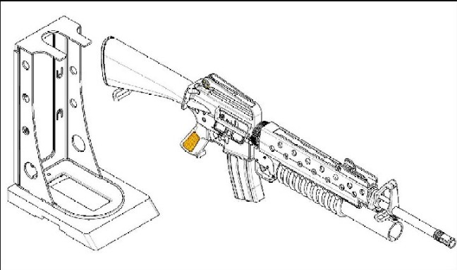Trumpeter 1/3 AR15/M16/M4 Family M16A2 Machine Gun w/M203
