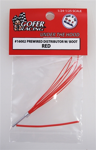 Gofer Racing 1/24-1/25 Red Prewired Distributor