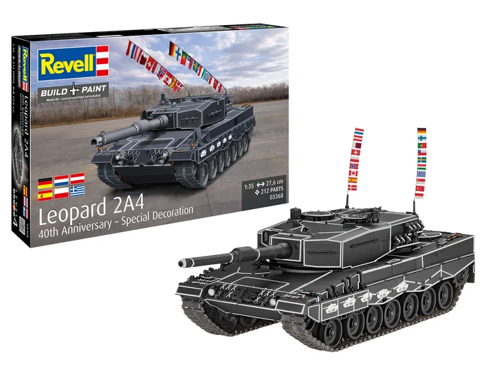 ROG 1/35 Leopard 2A4 - Special Decoration 40th Anniversary