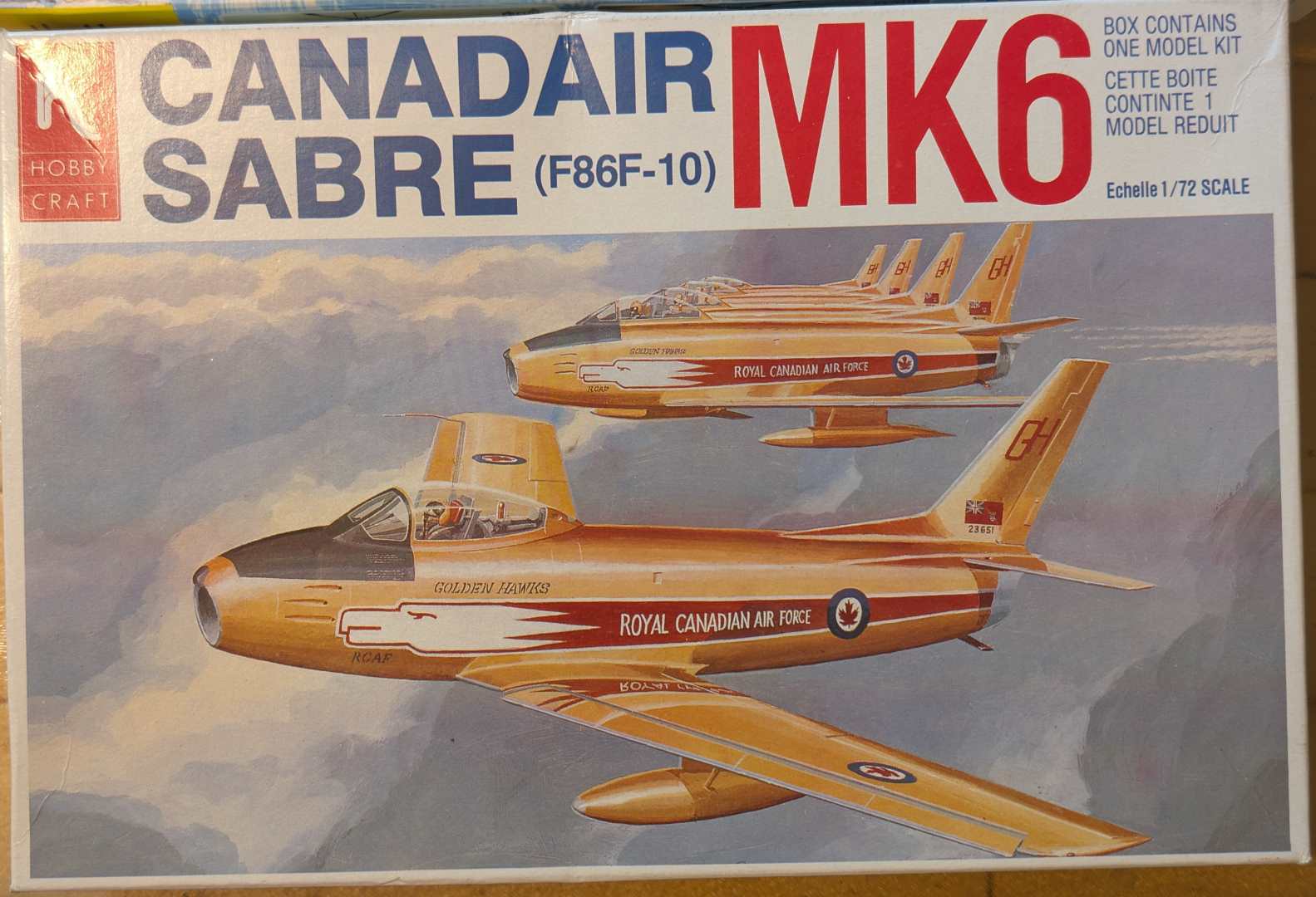 Hobby Craft 1/72 Canadair Sabre Golden Hawks