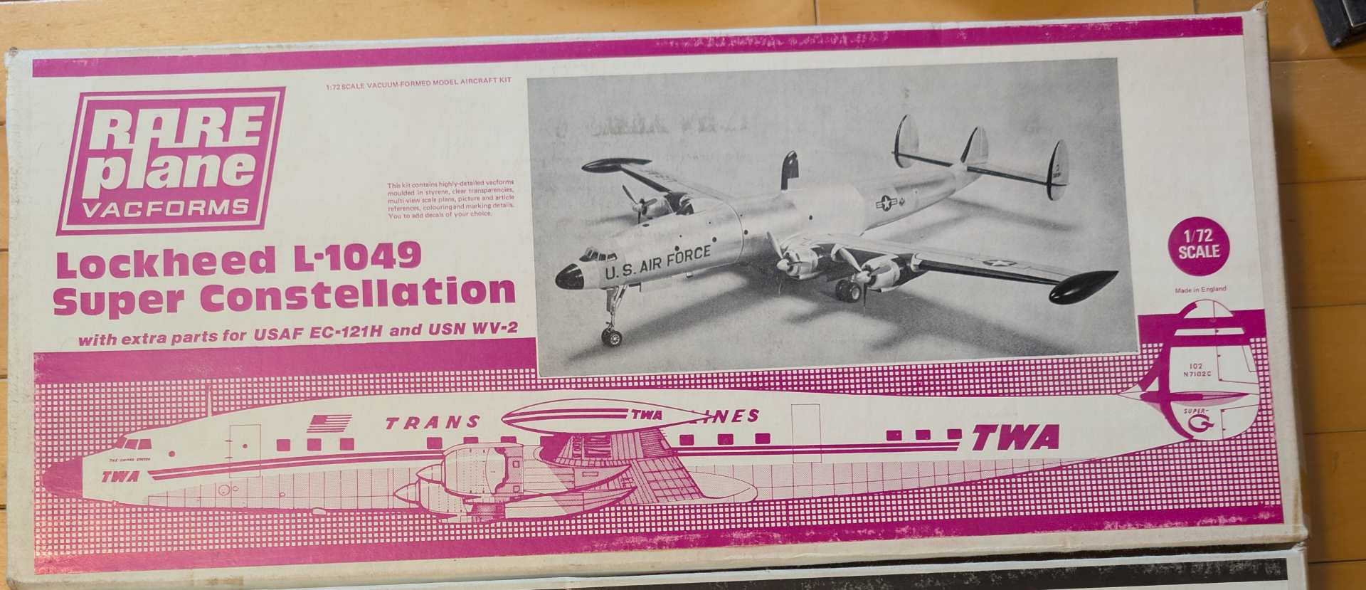 Rare Plane Vacuforms 1/72 Lockheed L1049 Super Constellation