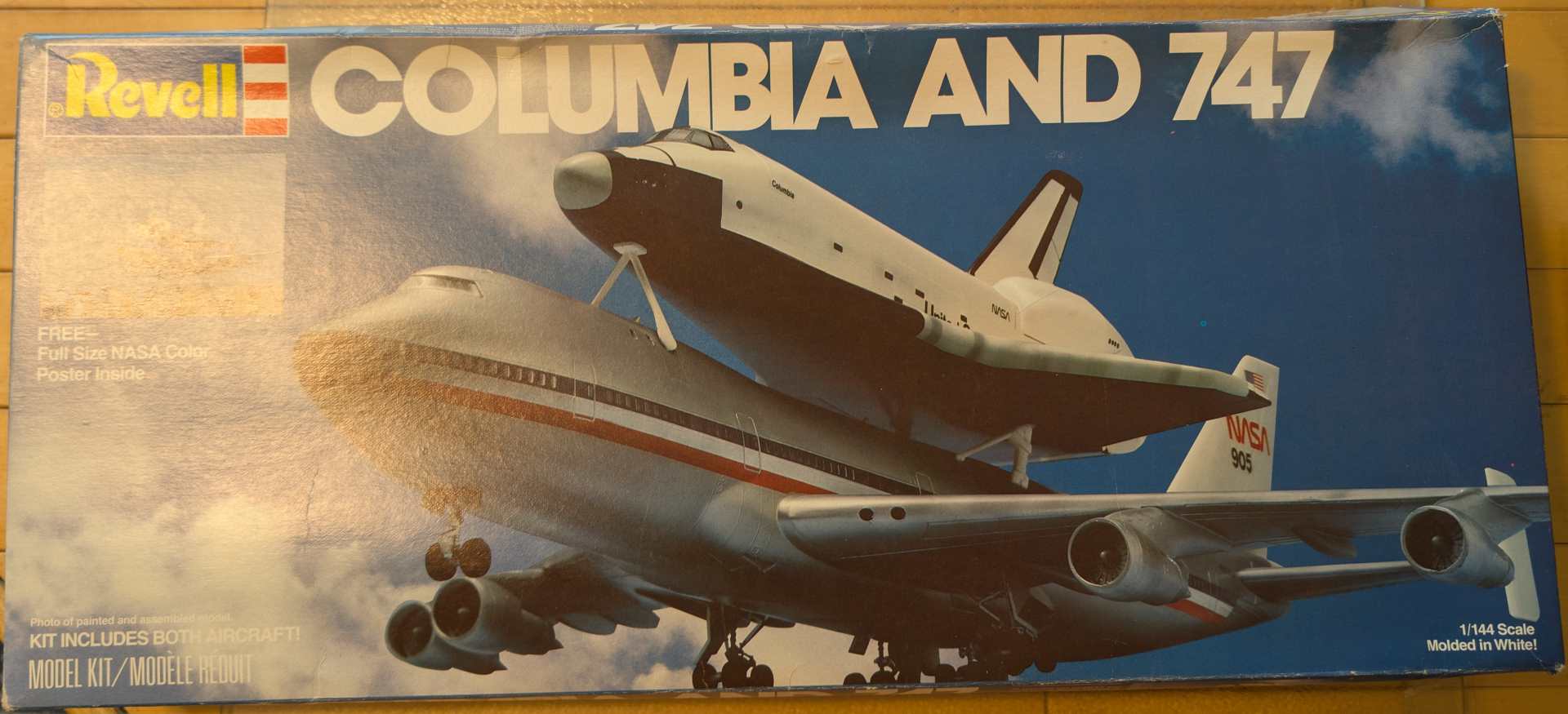 Revell 1/144 Boeing 747 & Space Shuttle Columbia