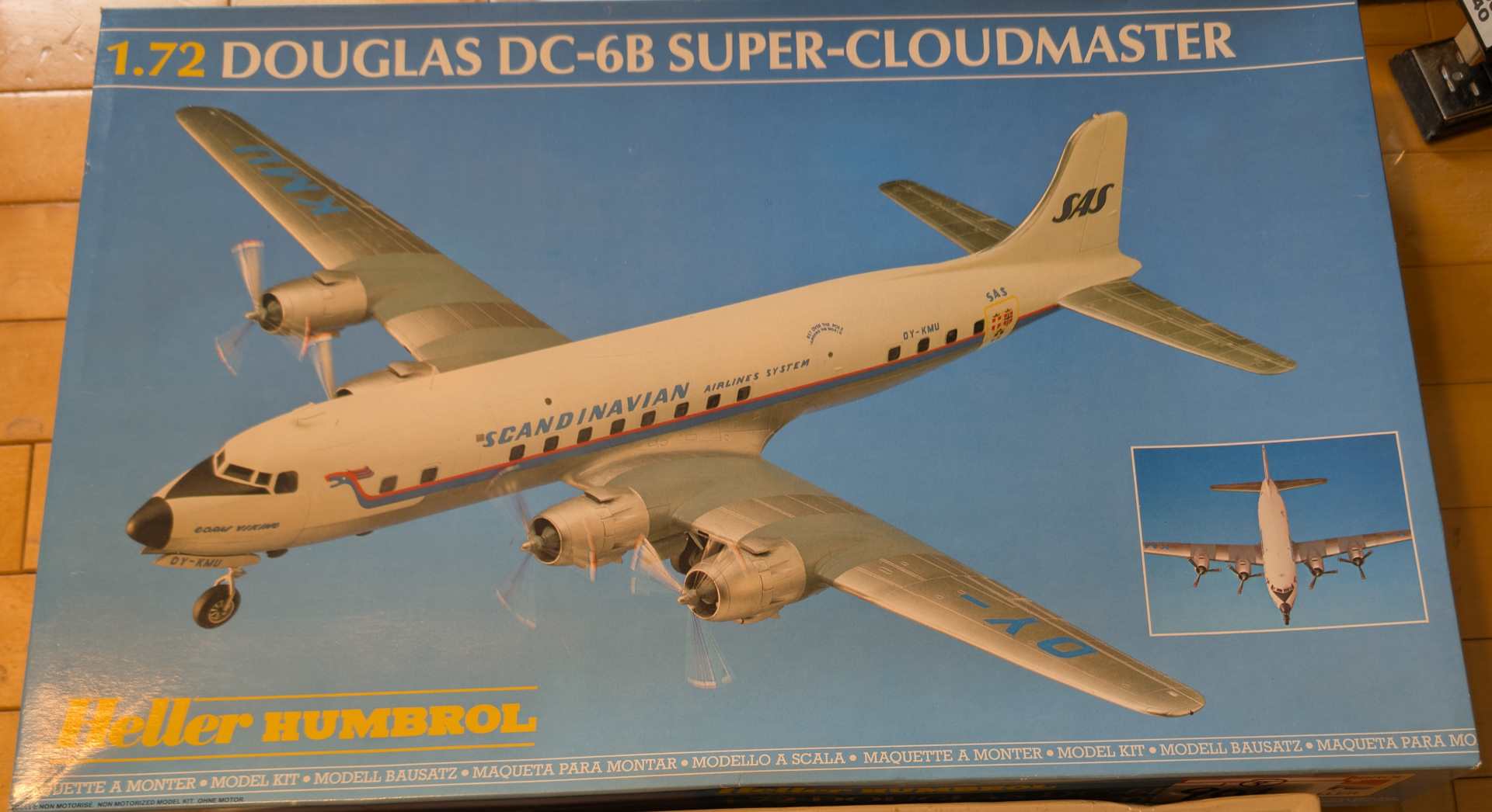 Heller 1/72 Douglas DC-6B Super Cloudmaster Heller 1/72 Douglas DC-6B Super Cloudmaster