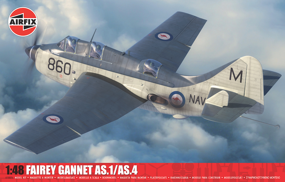 Airfix 1/48 FAIRY GANNET AS.1/AS.4 EXPORT SCHEMES