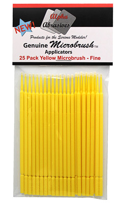 Alpha Abrasives Micro Brush Yellow - Fine
