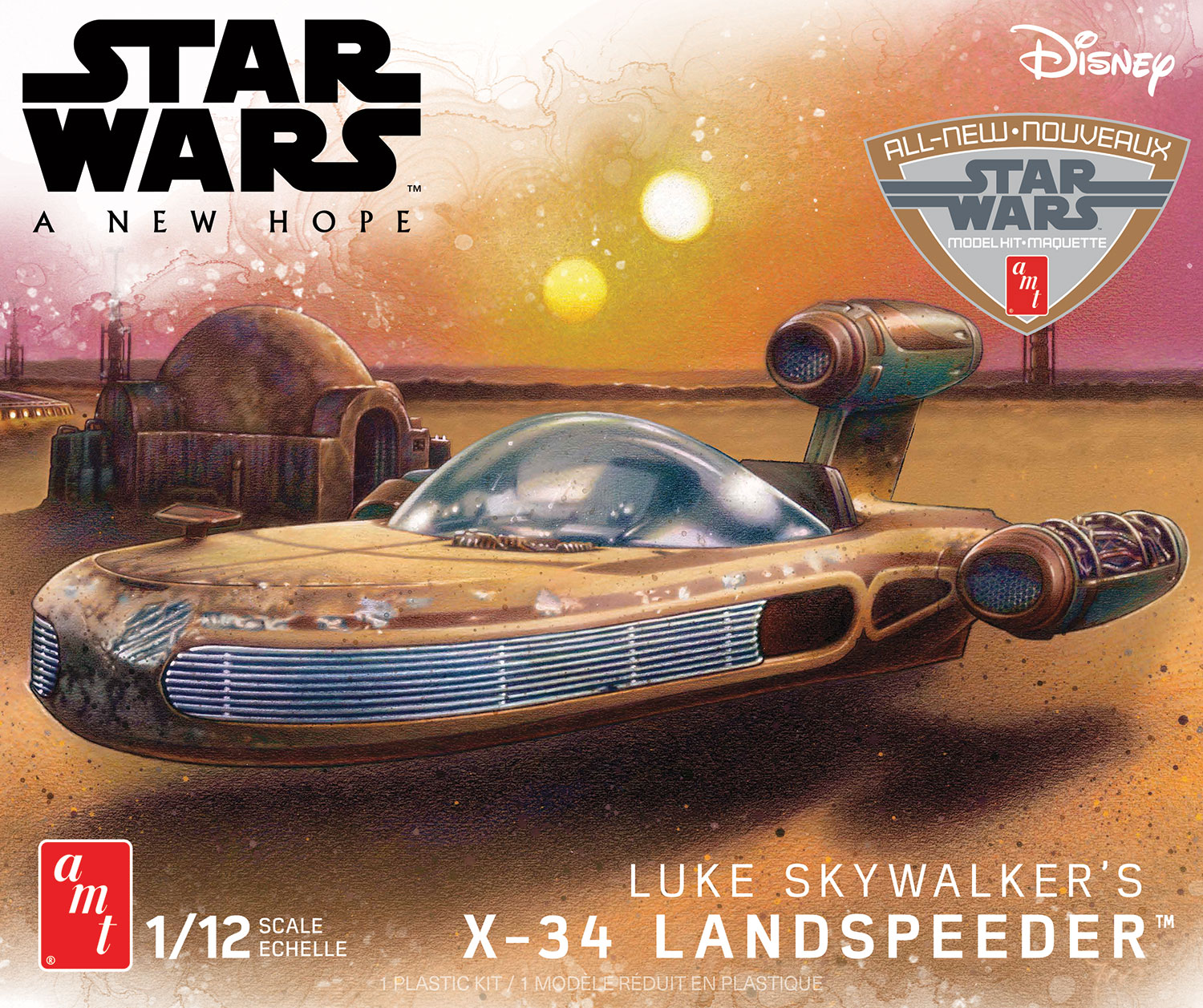 AMT 1/12 STAR WARS: A NEW HOPE LAND SPEEDER