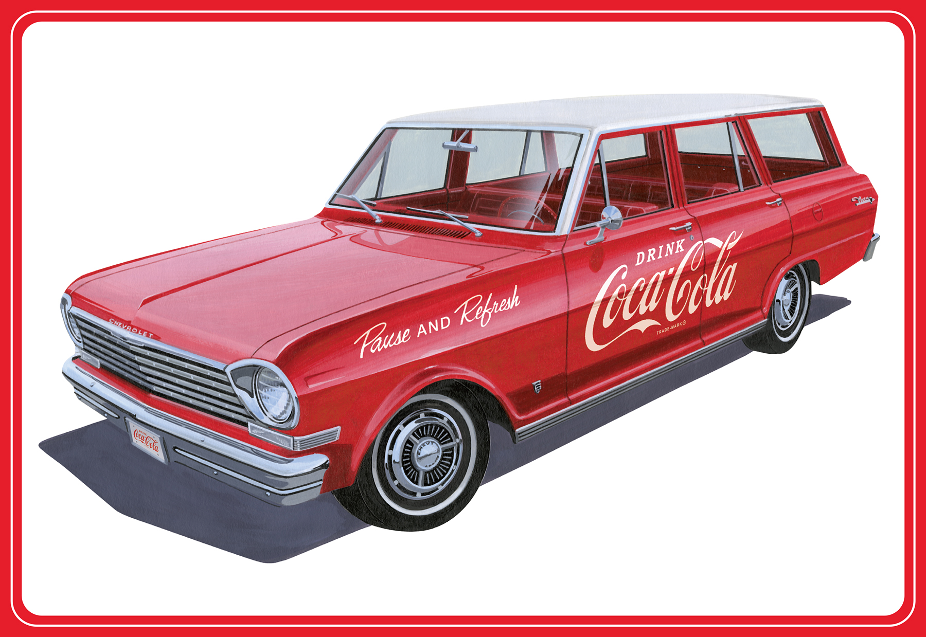 1963 Chevy II Nova Wagon w/Crates Coke