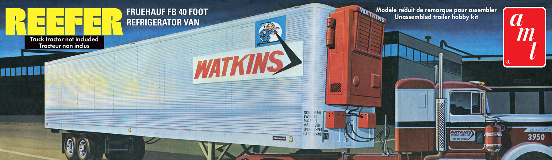 Watkins Fruehauf 40' Reefer Semi-Trailer