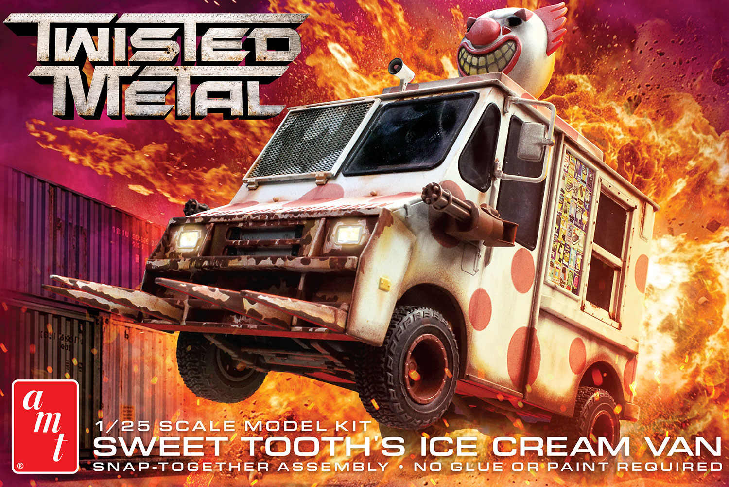 AMT 1/25 TWISTED METAL SWEET TOOTH ICE CREAM VAN SNAP