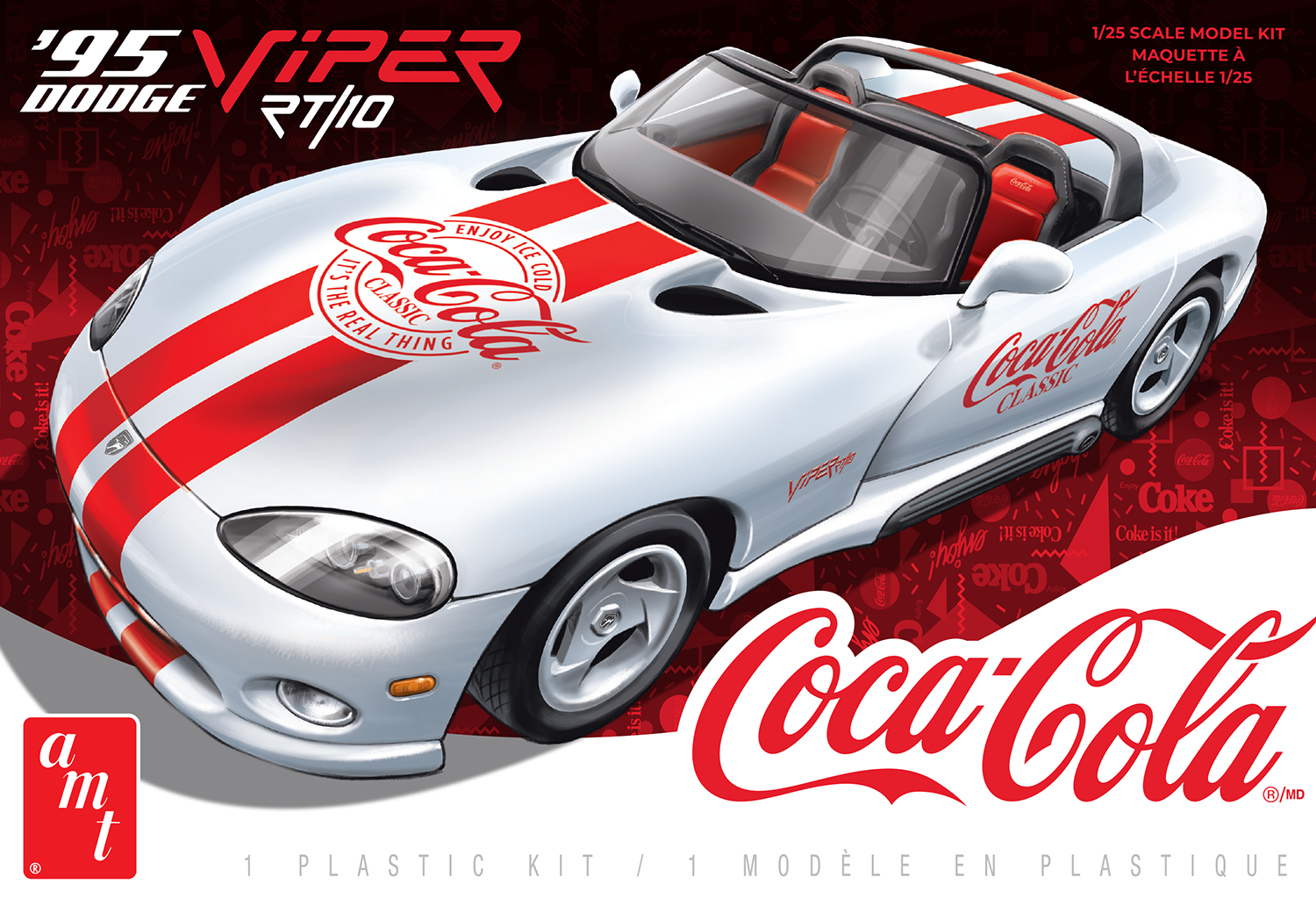 AMT 1/25 DODGE VIPER RT-10 COCA-COLA