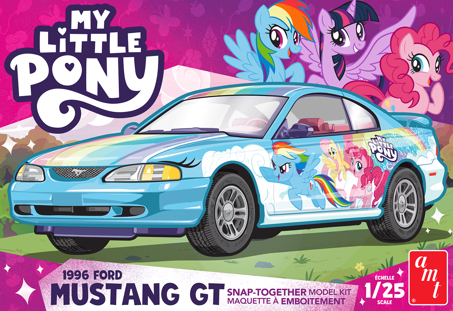 AMT 1/25 1996 FORD MUSTANG MY LITTLE PONY