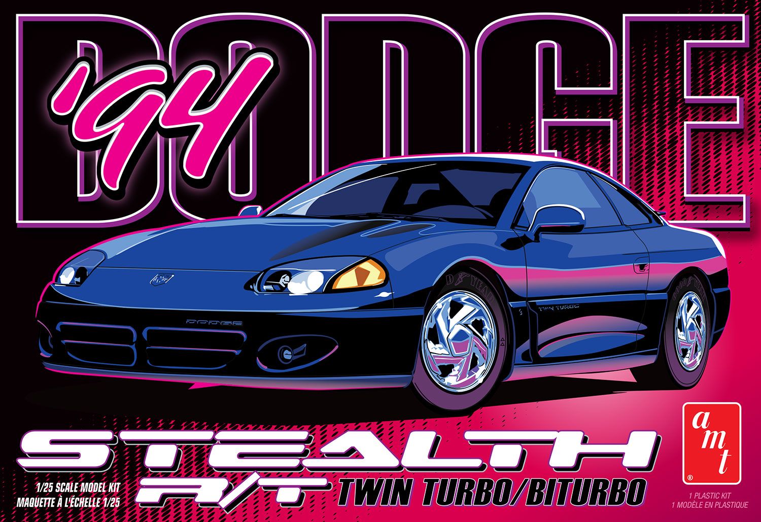 AMT 1/25 1994 DODGE STEALTH R/T TWIN TURBO