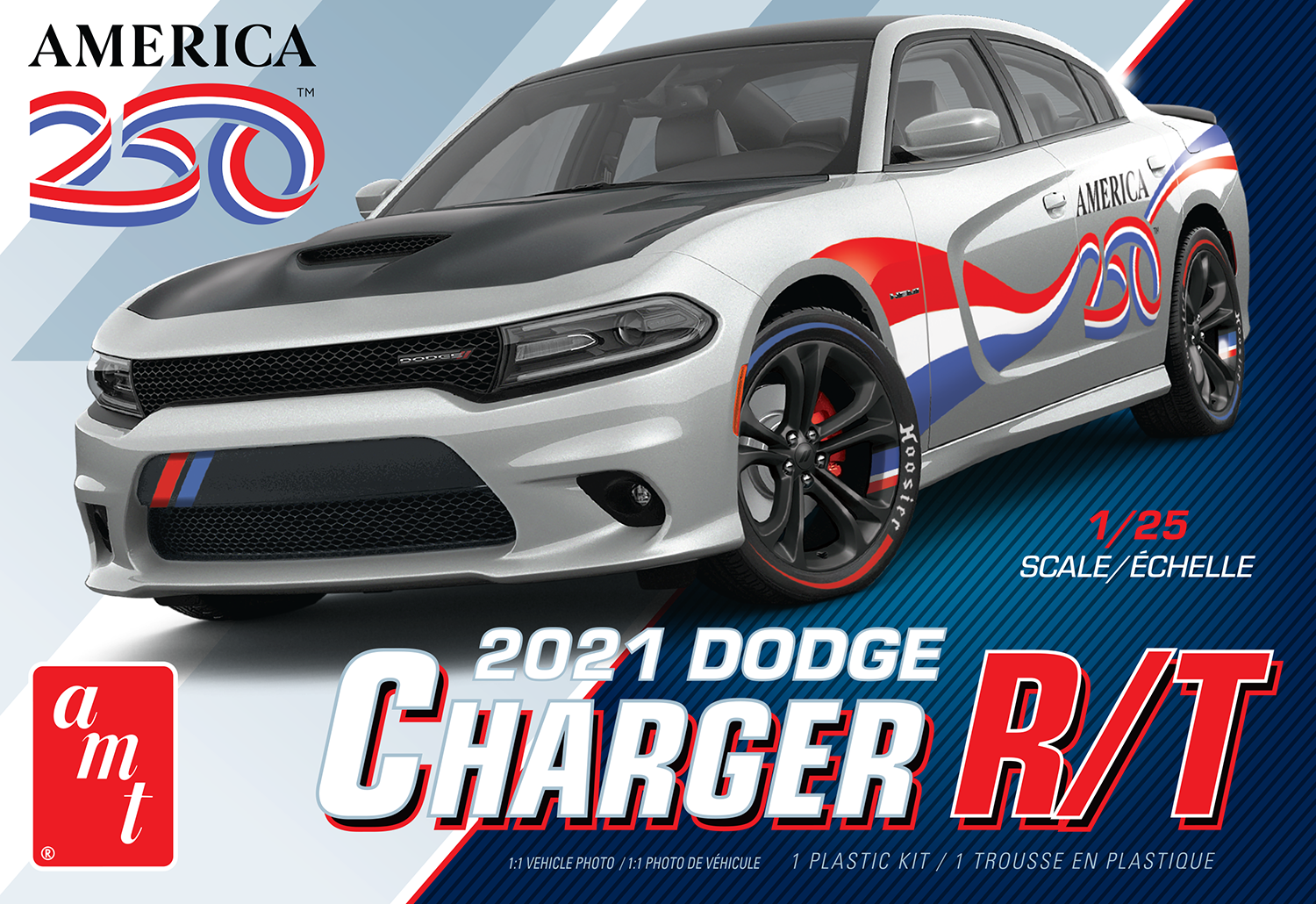 AMT 1/25 AMERICA 250 2021 DODGE CHARGER R/T