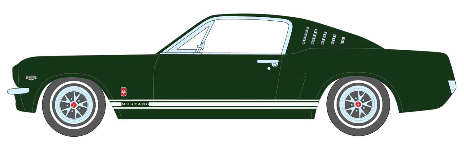 AMM 1/18 1965 FORD MUSTANG 2+2 GT IVY GREEN