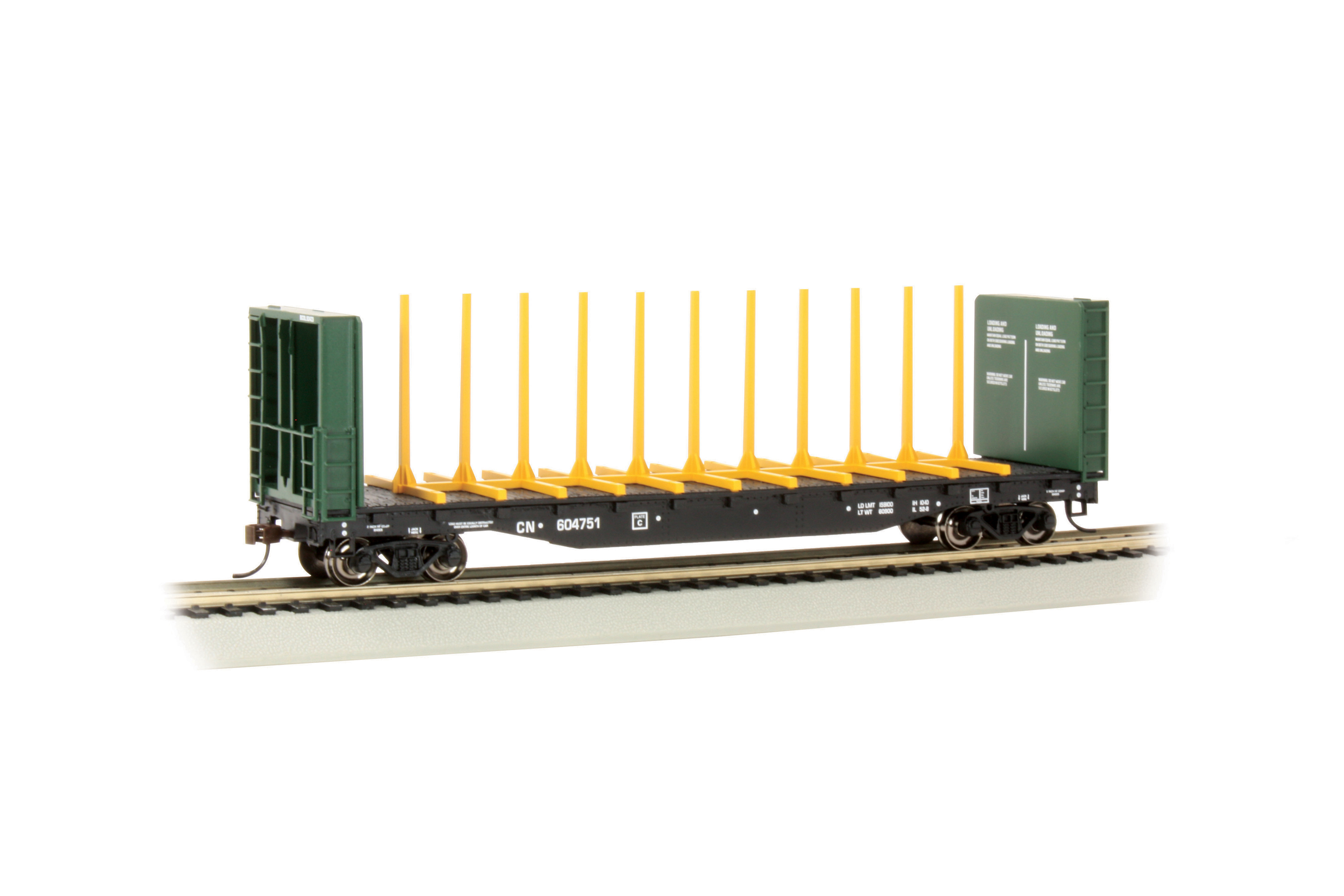 52' Center-Beam Flatcar - Canadian National #604751