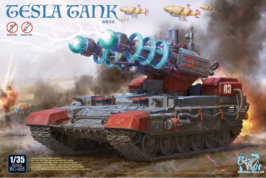 Border Model 1/35 Soviet Tesla Tank