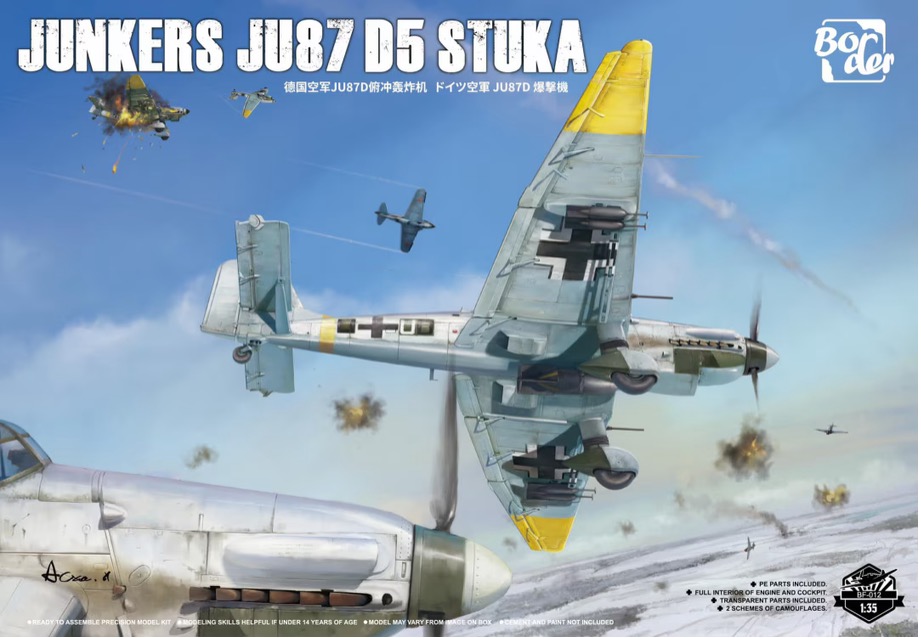 Border Model 1/35 Junkers JU87 D5 Stuka