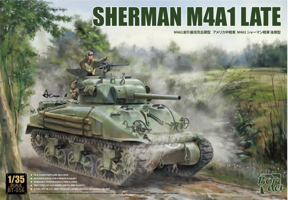Border Model 1/35 Sherman M4A1 Late