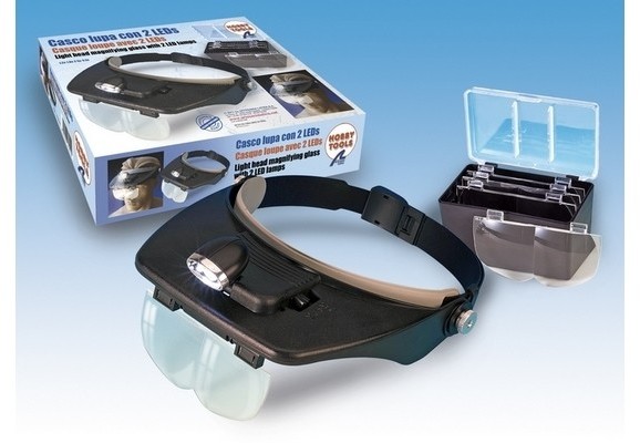 Artesania Hands Free Magnifier with 2LED lights