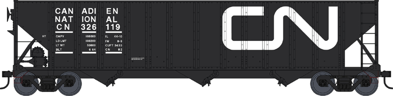 Canadian National 100ton Hopper #326119
