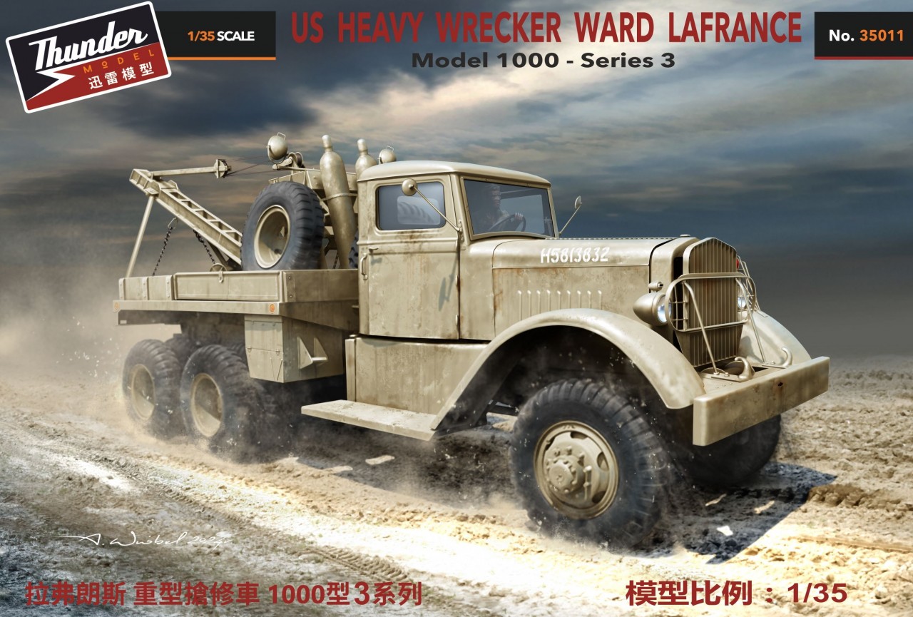 US Heavy Wrecker Ward LaFrance M1000, series 3