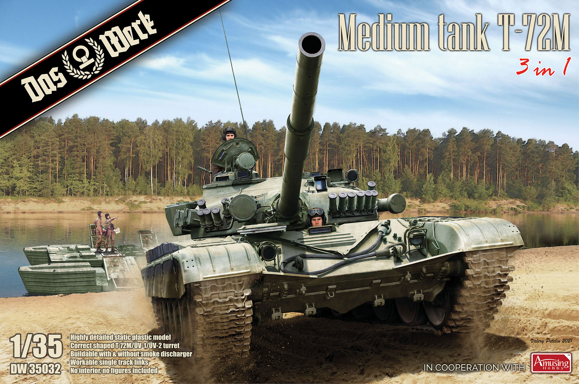 Medium Tank T-72M 3 in 1 (T-72M / UV-1 / UV-2)