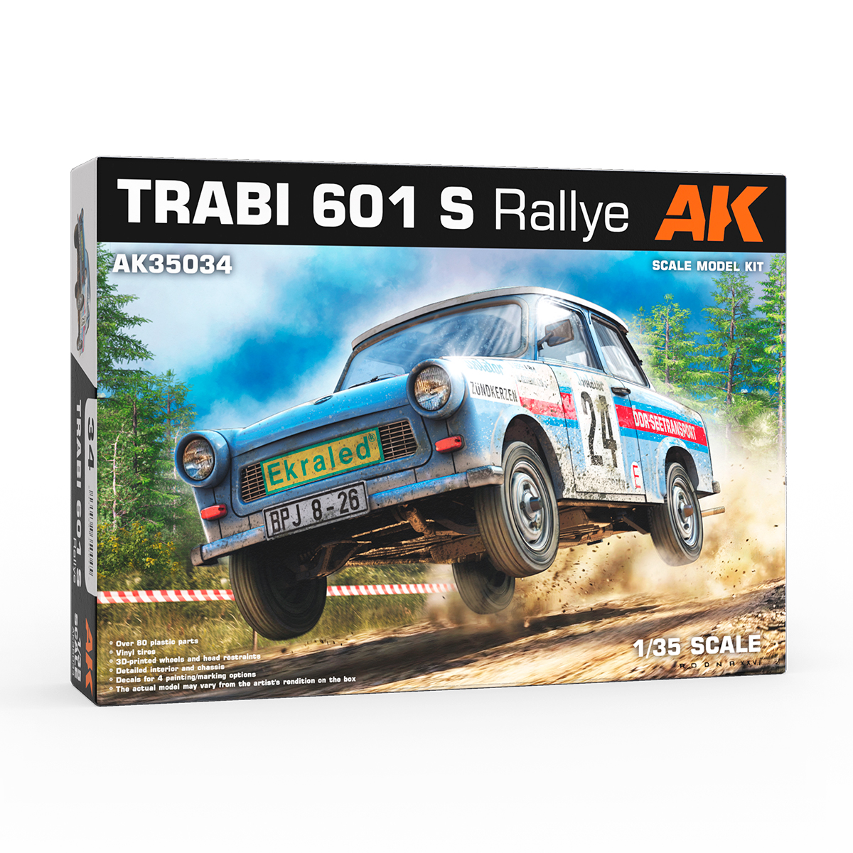 Ak Interactive 1/35 Trabant 601 S Rallye