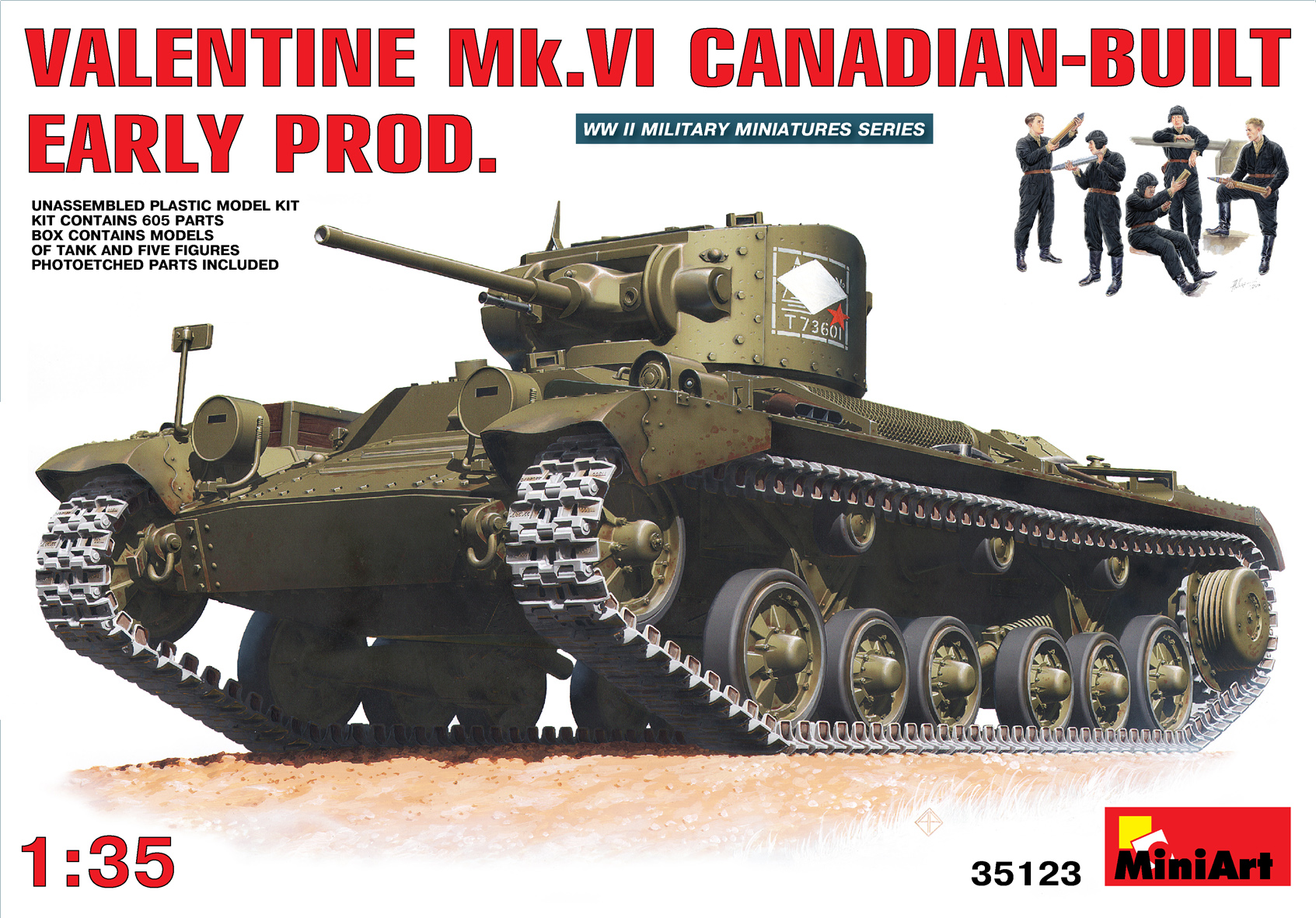 Valentine MkVI Canadian Built Early Production
