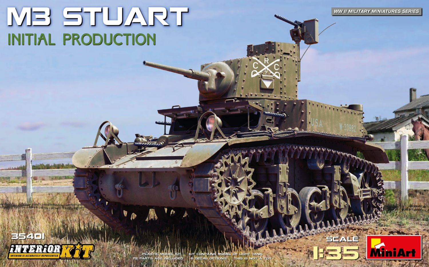 M3 STUART INITIAL PRODUCTION