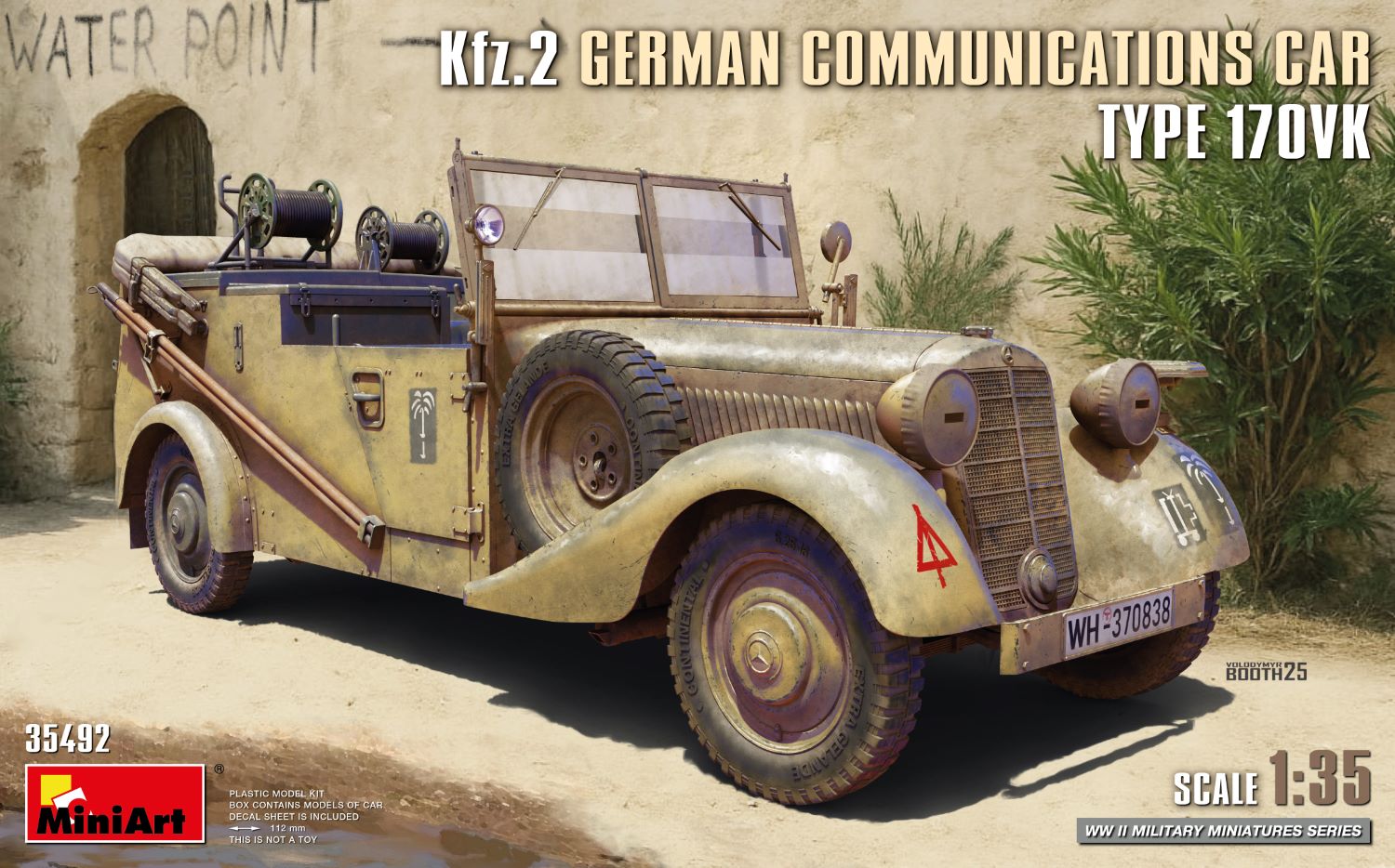 Kfz.2 GERMAN COMMUNICATIONS CAR TYPE 170VK