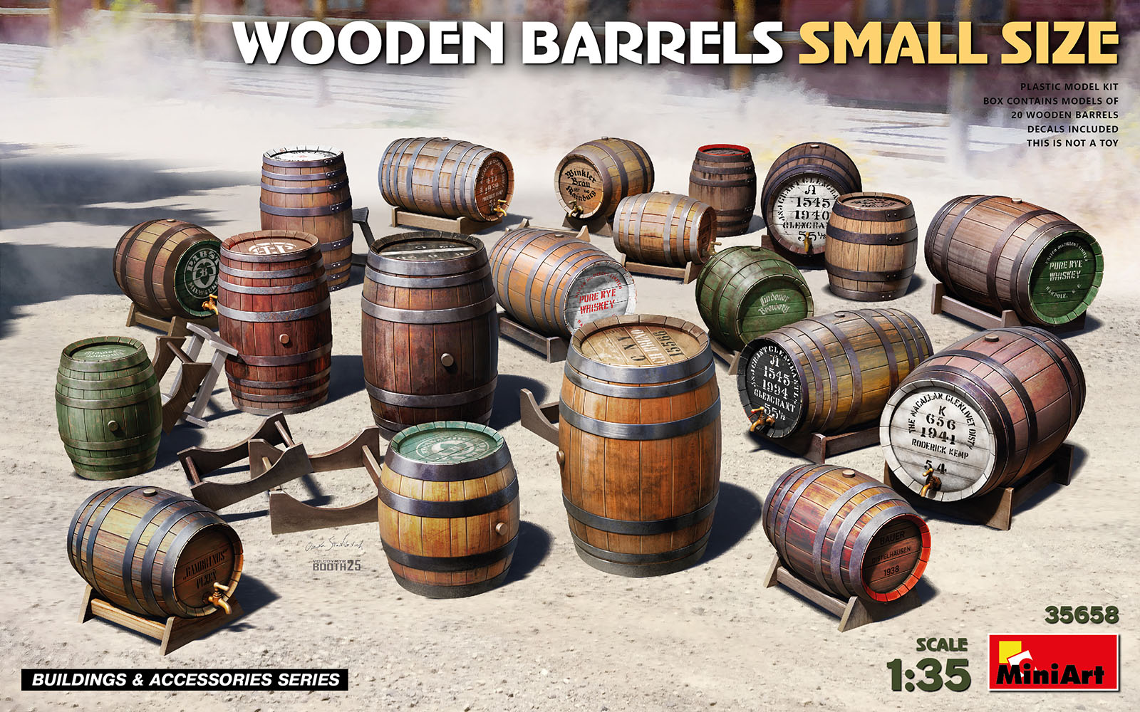 WOODEN BARRELS SMALL SIZE