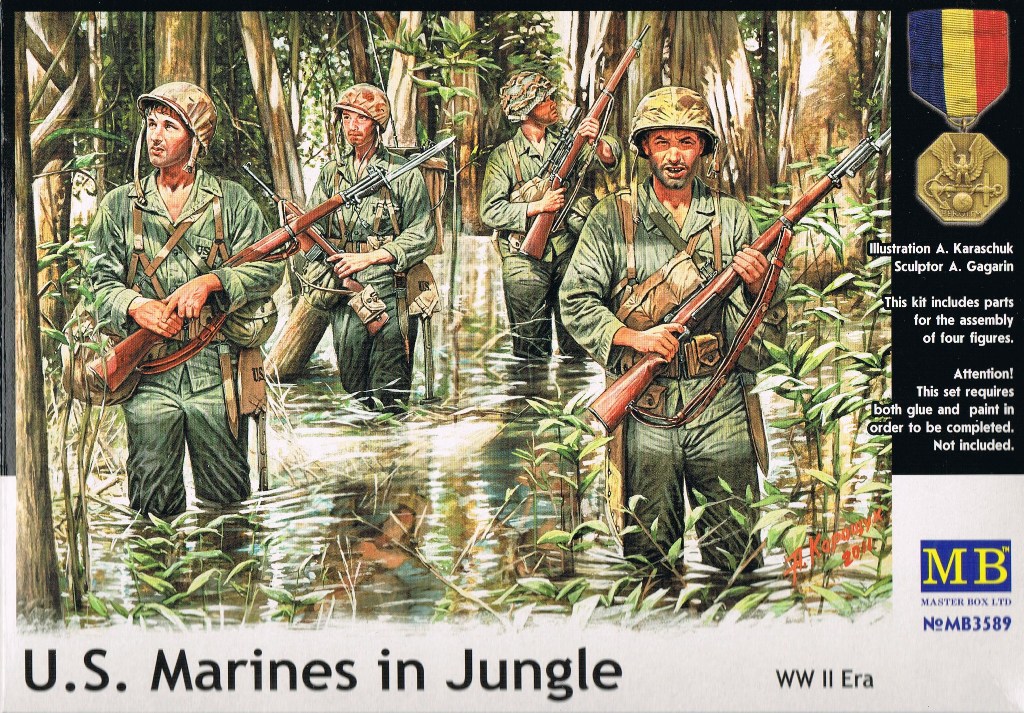 US Marines in Jungle, WWII