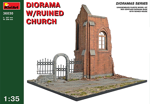 Ruined Church Diorama Base