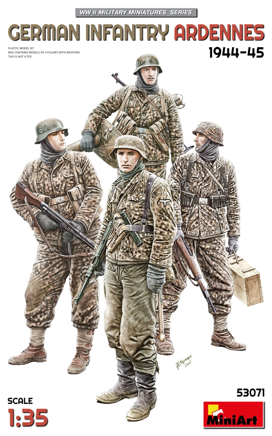 GERMAN INFANTRY. ARDENNES 1944-45