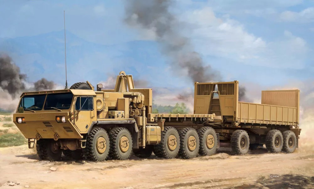 ILK 1/35 M1074 HEMTT PLS W/M1076 Trailer