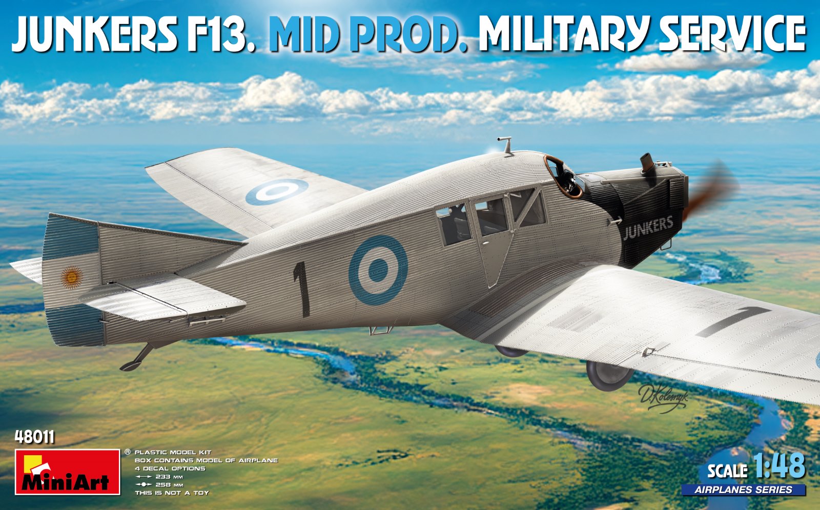 Miniart 1/48 Junkers F13 Mid Prod. Military Service
