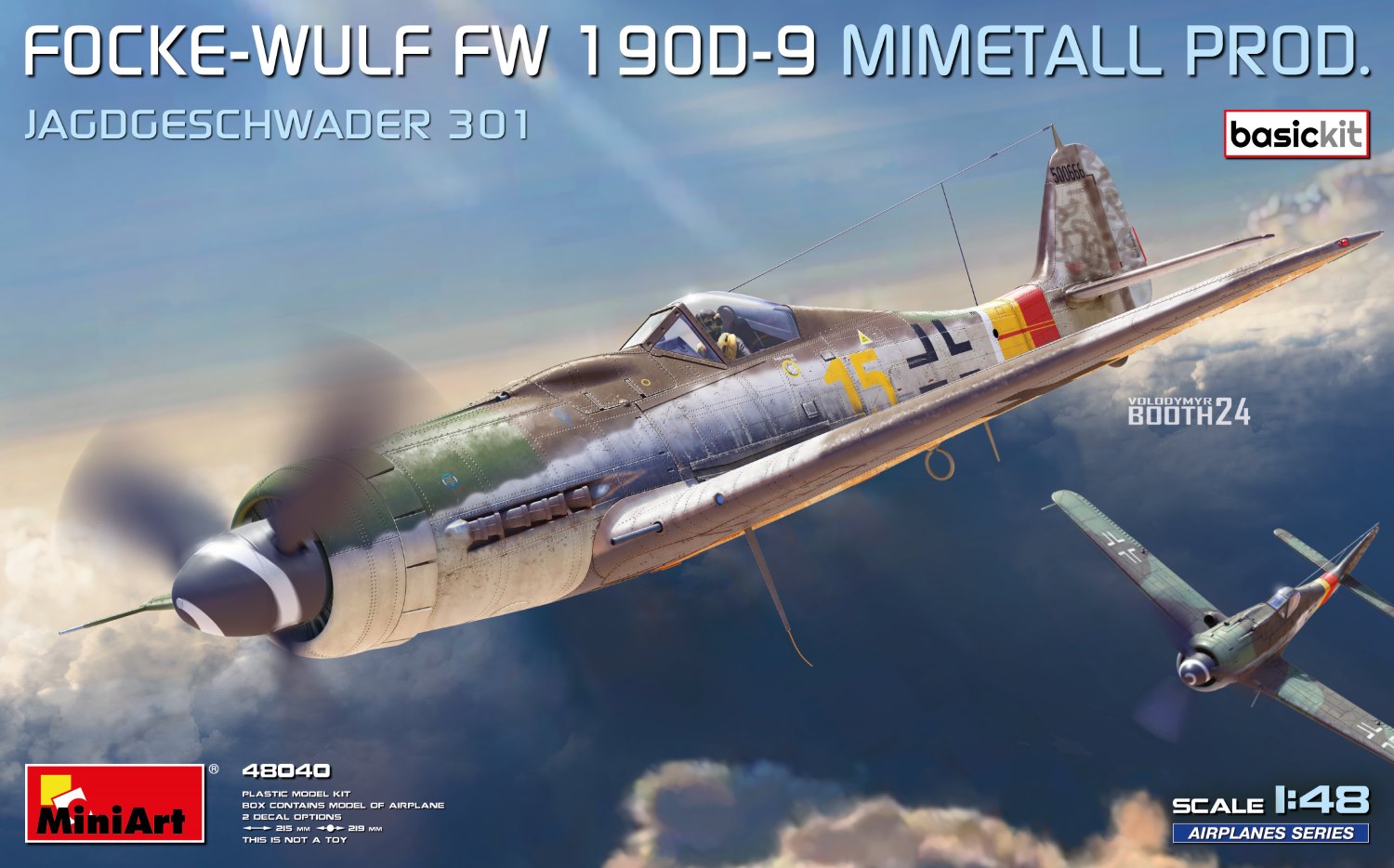 Miniart 1/48 Focke-Wulf Fw 190D-9 Mimetall Prod. Basic Kit