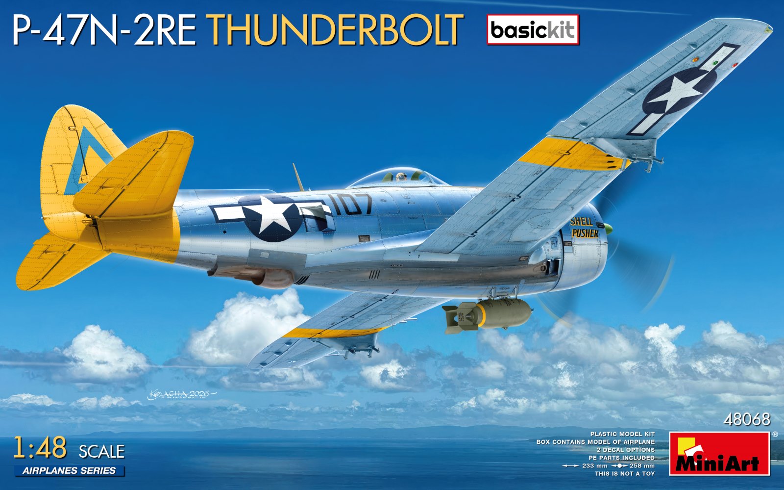 Miniart 1/48 P-47N-2RE Thunderbolt Basic Kit